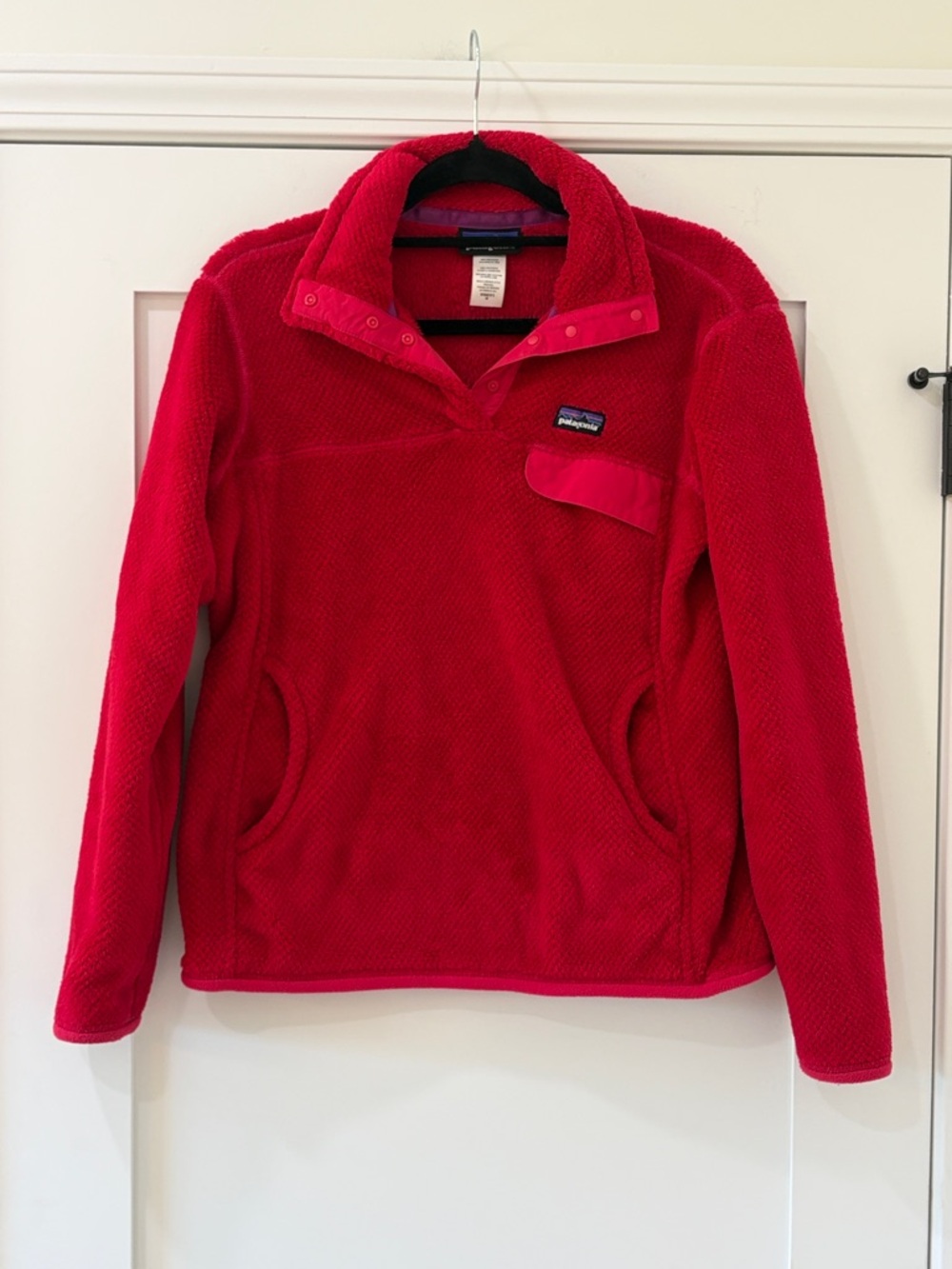 Patagonia Re-tool Snap T Pullover in Maraschino - Size M - Picture 3 of 9